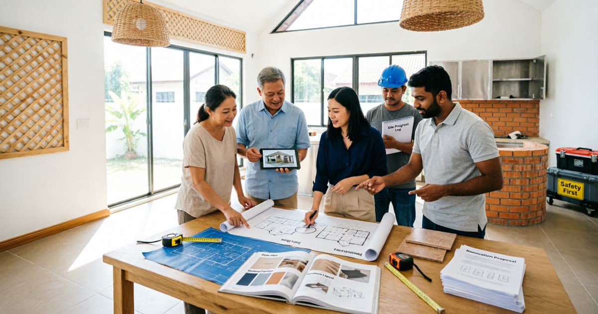 Home renovation and interior design in Malaysia, costs, contractors and the process