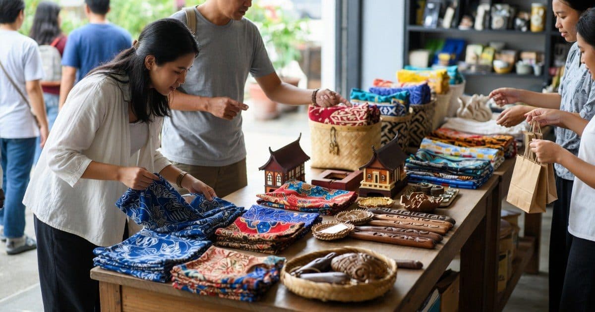 Malaysian Souvenirs — Oleh-Oleh, Batik, Pewter, White Coffee
